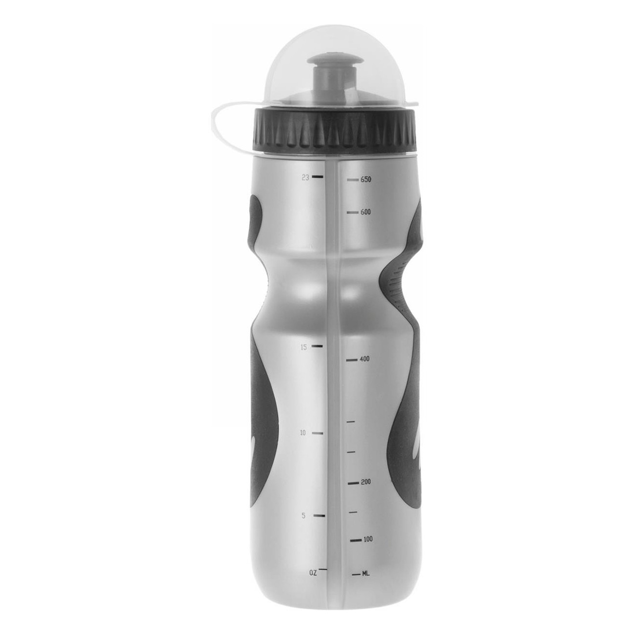 M-Wave PBO 700-NS Water Bottle 650-700cc Silver/Black with Non-Slip Grip - 2