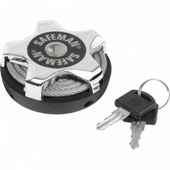 Safeman Multifunctional Lock, Stainless Steel, 75 cm, Lightweight & Compact - 4