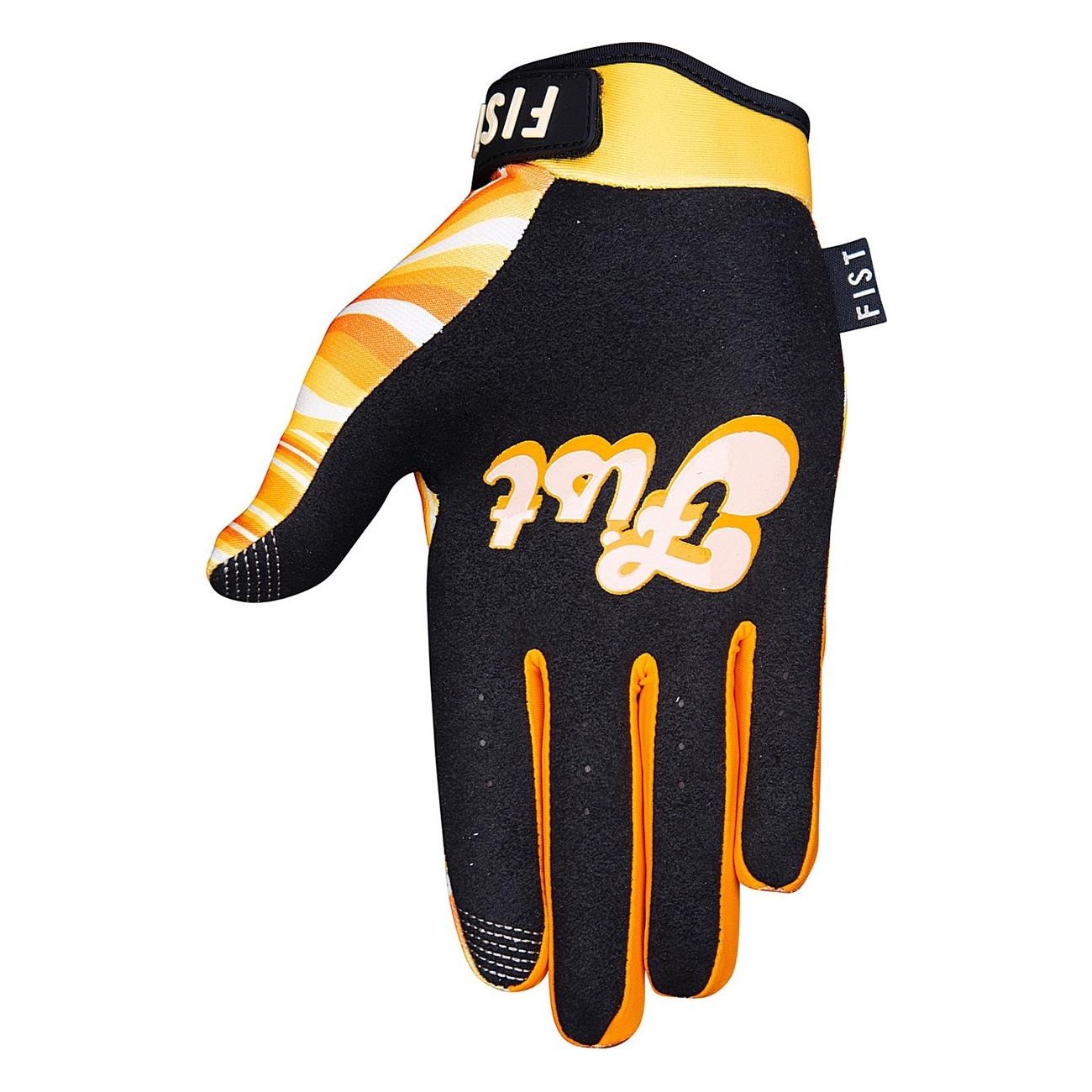 Guantes de Boxeo 70's Swirl Naranja-Negro Talla M - Diseño Ligero y Sensible - 2