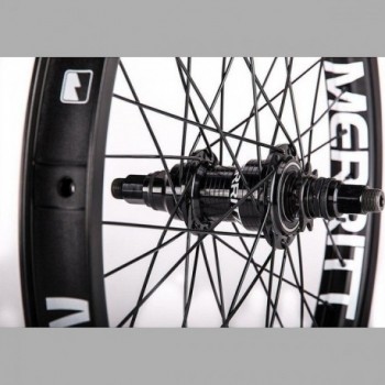 Rueda Trasera Merritt Battle Freecoaster RHD Negra con Buje Final Drive 20 Zoll - 1