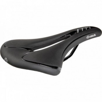 Sella Velo Fit Athlete FC per Strada e MTB 276x145 mm Nero/Argento - Alta Qualità e Comfort - 1 - Selle - 0887539022358