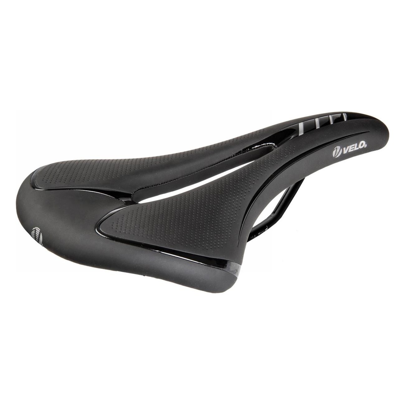 Sella Velo Fit Athlete FC per Strada e MTB 276x145 mm Nero/Argento - Alta Qualità e Comfort - 1 - Selle - 0887539022358