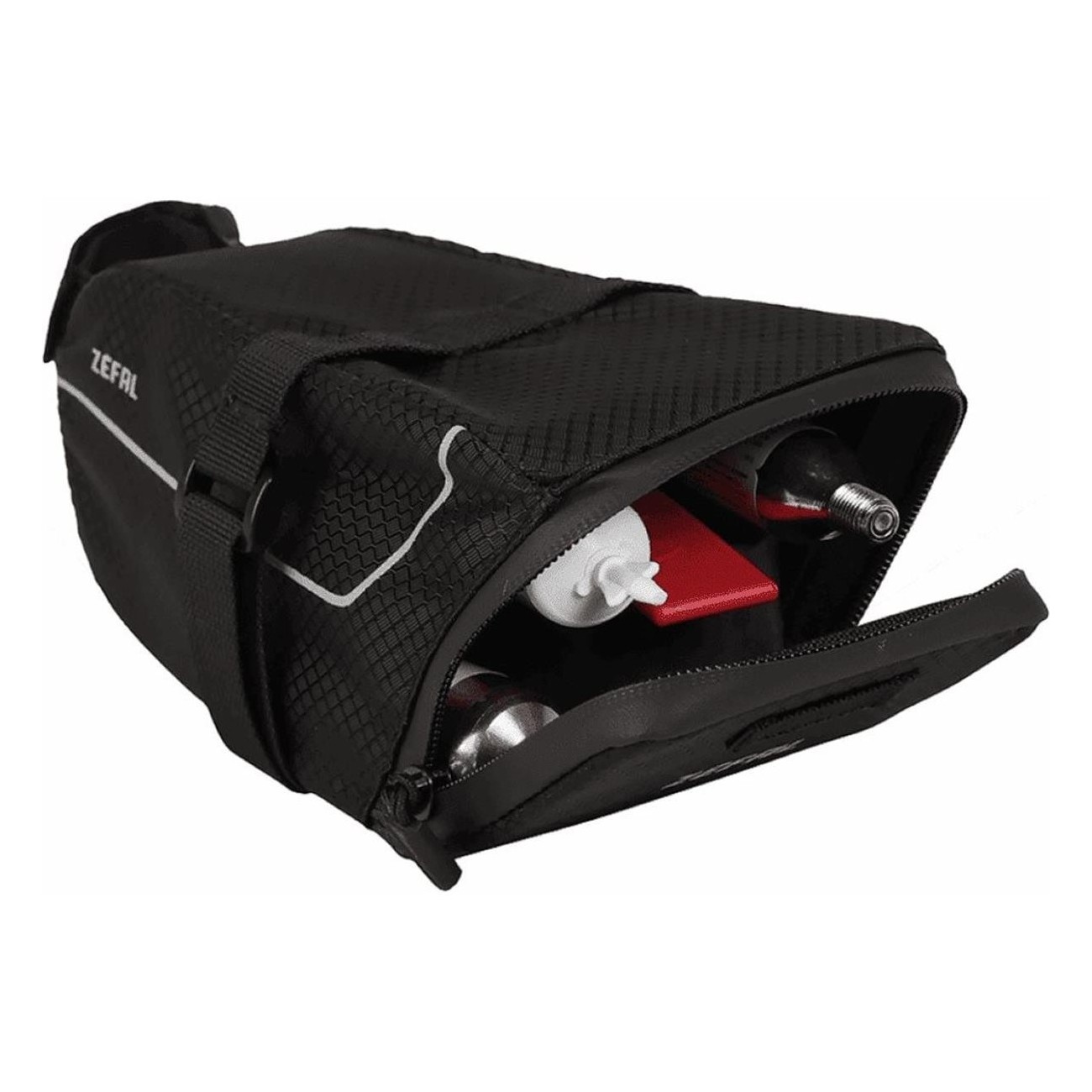 Z Light Pack L 1.4L Waterproof Saddle Bag in Black Ripstop Polyester - 3