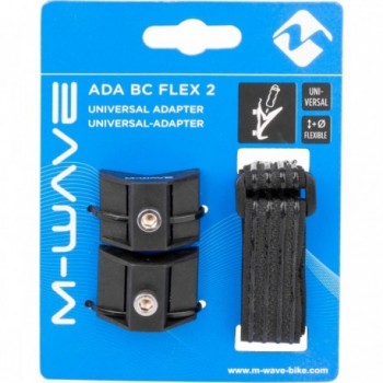 Adattatore Universale Portaborraccia ADA BC Flex 2 Nero, 25x2 cm, Fissaggio Antiscivolo - 4 - Supporti e adattatori - 0887539028