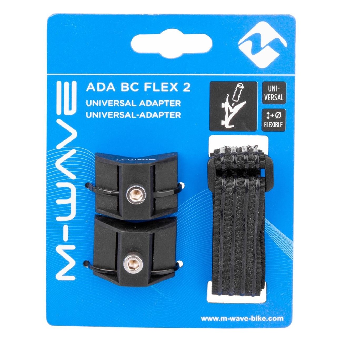 Adaptador Universal Portabotellas ADA BC Flex 2 Negro, 25x2 cm, Antideslizante - 4