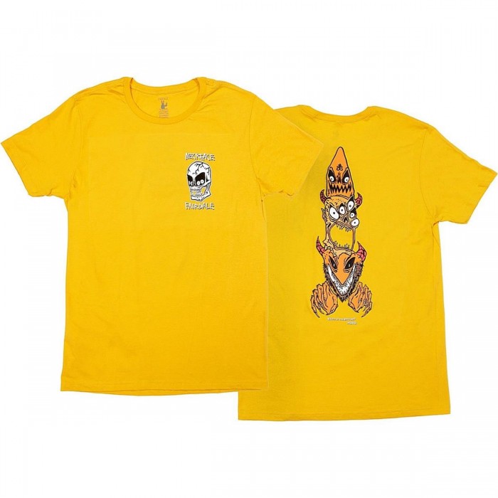 T-shirt Fairdale/Neckface Jaune en Coton - Taille M - 1