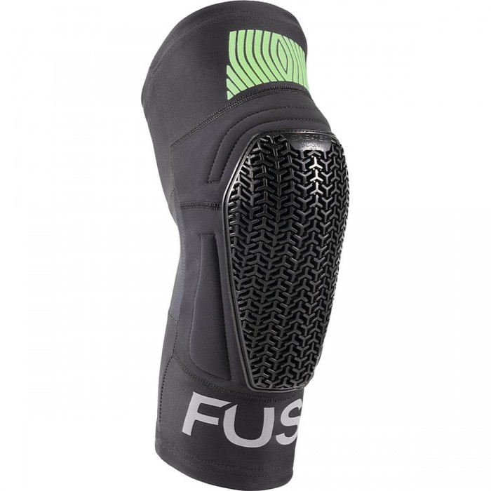 Genouillère Fuse Omega Pocket S/M Noir/Jaune Néon - Confort et Protection Sportive - 1