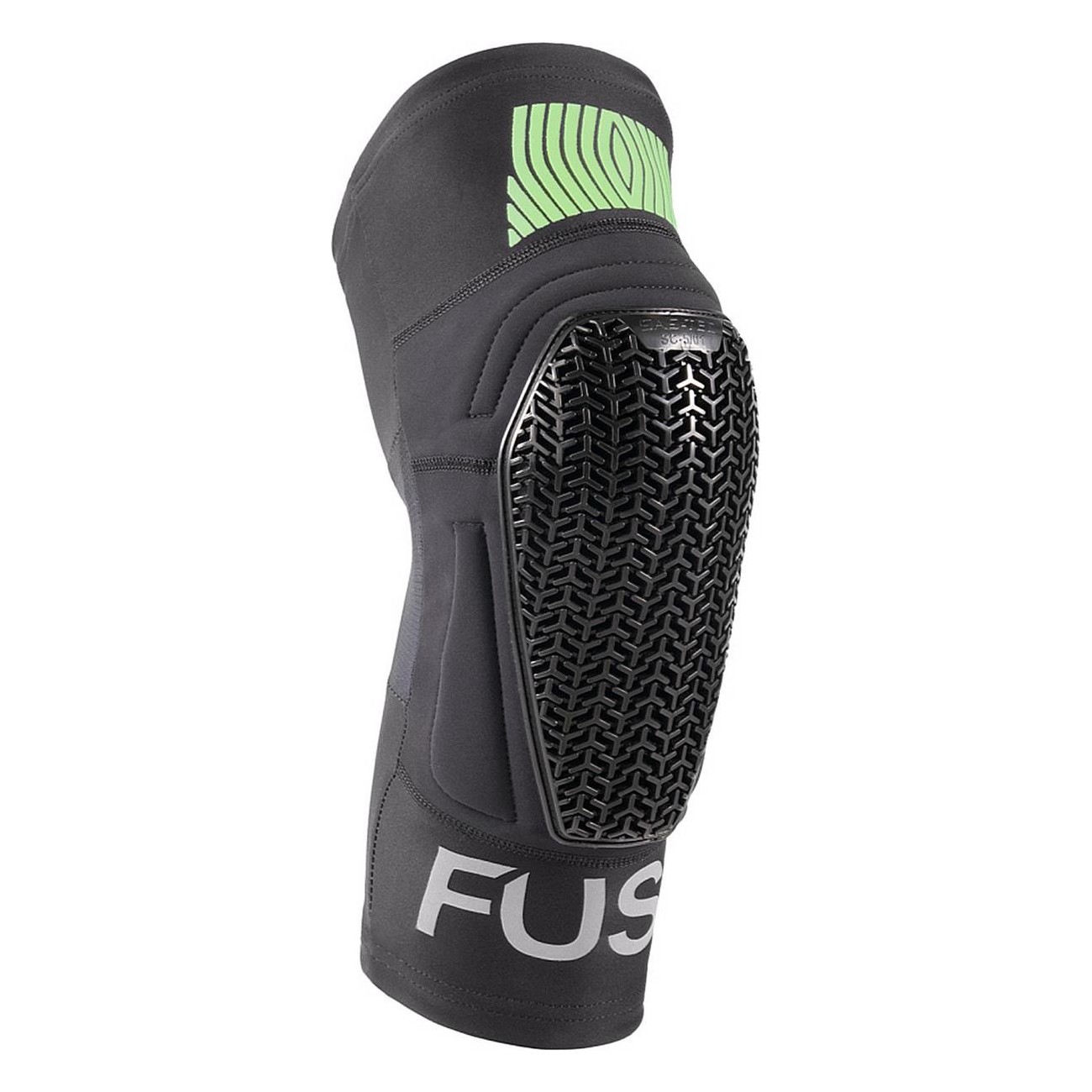 Fuse Omega Pocket Knee Brace S/M Black/Neon Yellow - Comfort & Sports Protection - 1