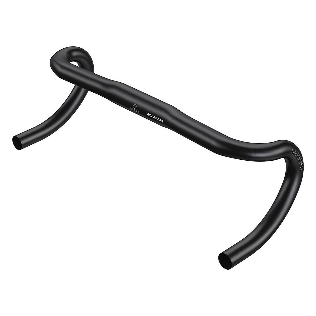 Zipp Service Course 80 Ergo Handlebar 44cm Black - Comfort & Performance - 1