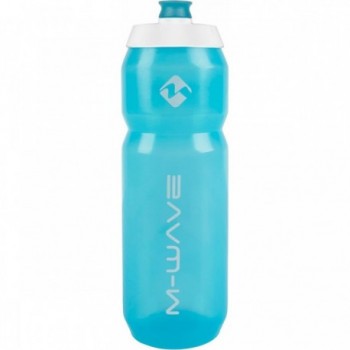 M-Wave Trinkflasche 750ml aus transparentem Blau Kunststoff - 1