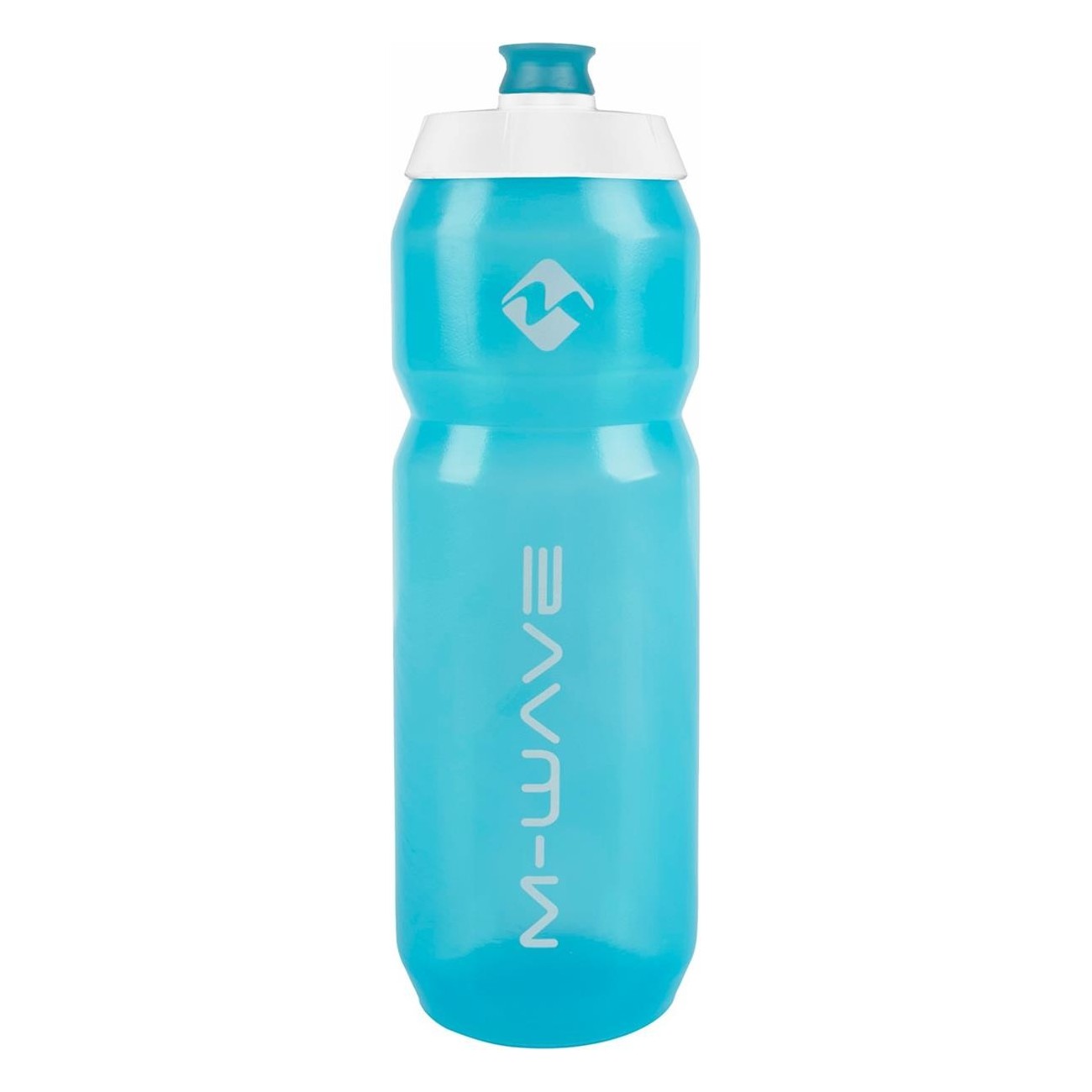 M-Wave Trinkflasche 750ml aus transparentem Blau Kunststoff - 1