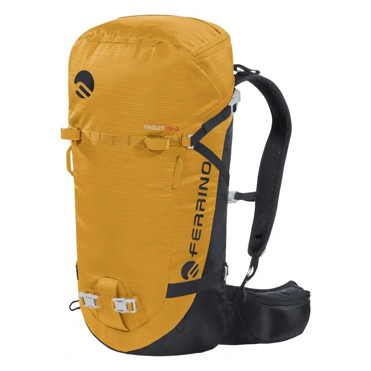 Mochila Triolet 25+3L Amarilla para Alpinismo y Escalada - 1