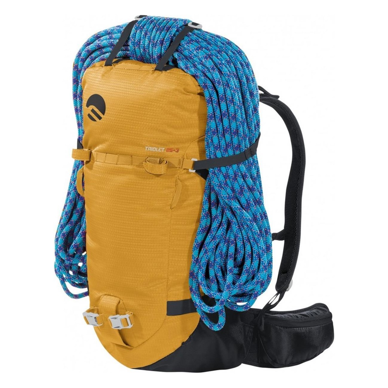 Mochila Triolet 25+3L Amarilla para Alpinismo y Escalada - 9