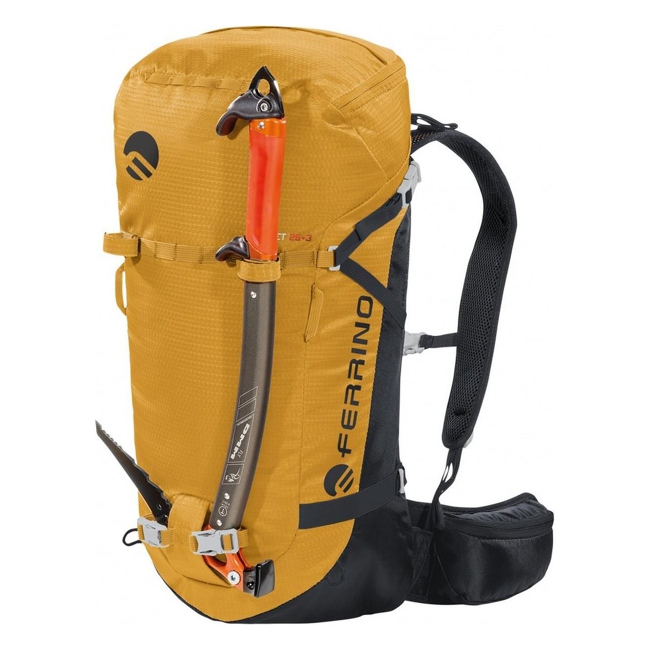 Mochila Triolet 25+3L Amarilla para Alpinismo y Escalada - 10