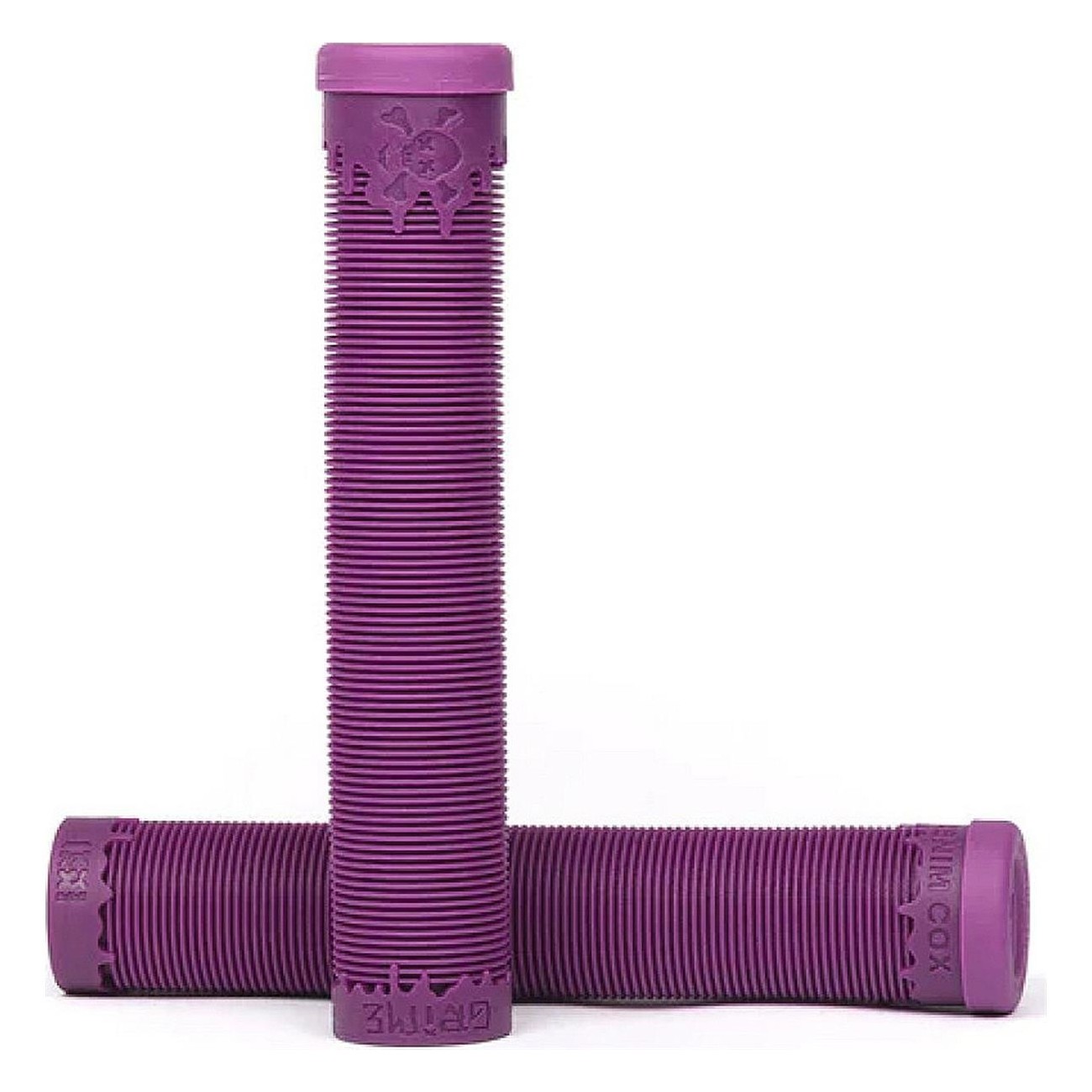 Grime Griffe Plum Crazy Purple - Krayton Rubber Grips for Handlebars, 160 mm - 1