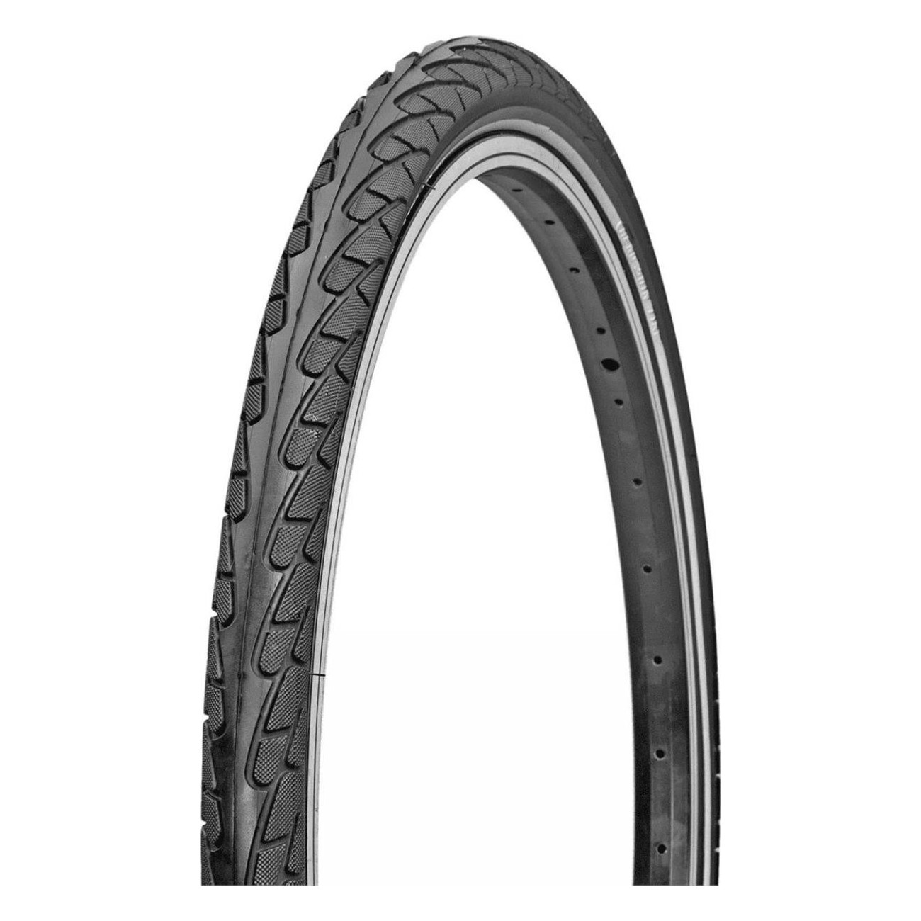 CST 20x1.75 Black Rigid Tire for City Trekking - 530g, Model C1241 - 1