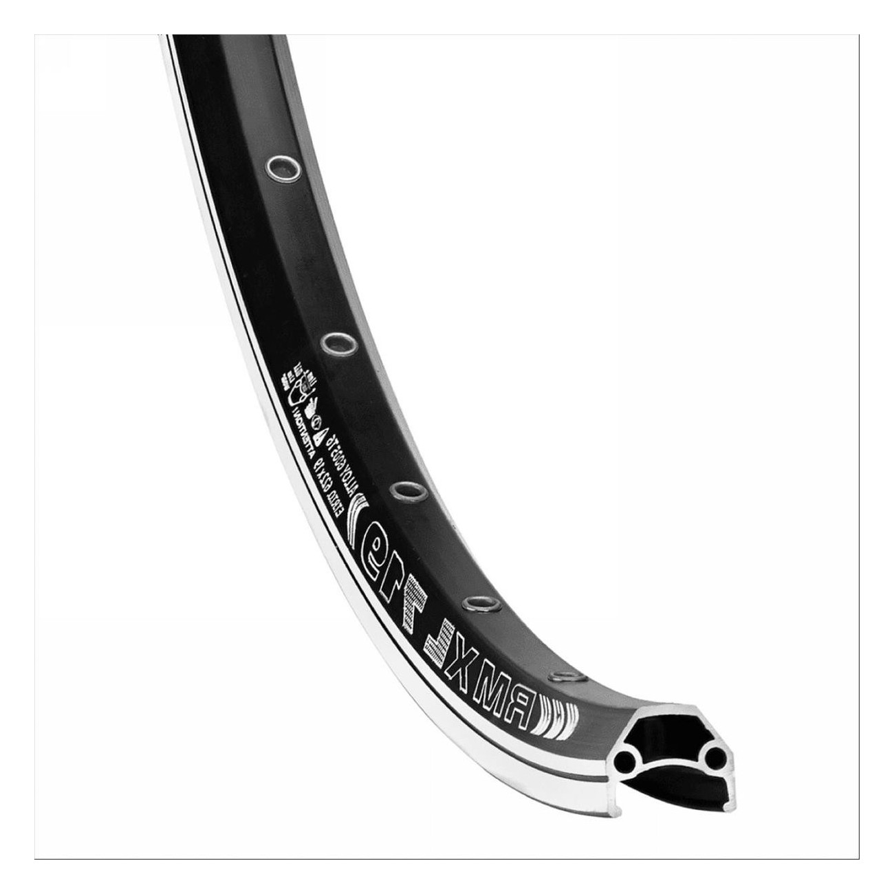 Remerx L-719 MTB Rim 28/29' Black Aluminum, 32 Holes, V-Brake - 1