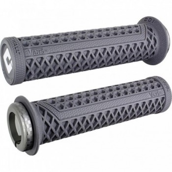 ODI Vans V2.1 Lock-On Grips Graphite with Grey Clamps 135mm for BMX and MTB - 1