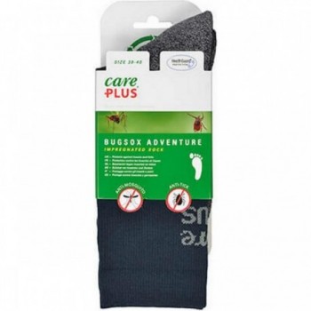 Calze Insettorepellenti Bugsox Adventure Navy Taglia 41-43 - Traspiranti e Confortevoli per Escursioni e Trekking - 2 - Protezio