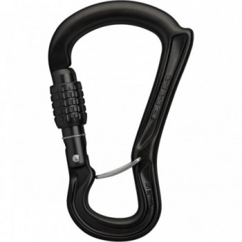 Ceros Gray Matte Carabiner with Screw Lock - Safety and Practicality for Climbing - 1