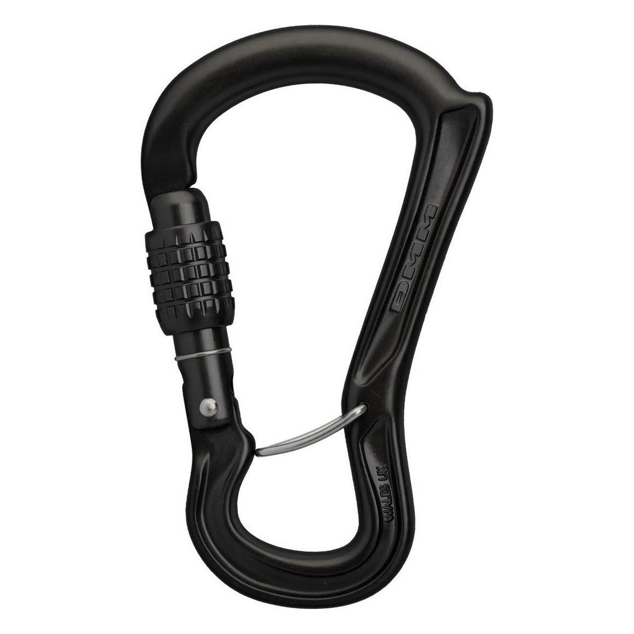 Ceros Gray Matte Carabiner with Screw Lock - Safety and Practicality for Climbing - 1