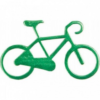 Set of 12 Aluminum Keychains with Bicycle Design, Assorted Colors - 2