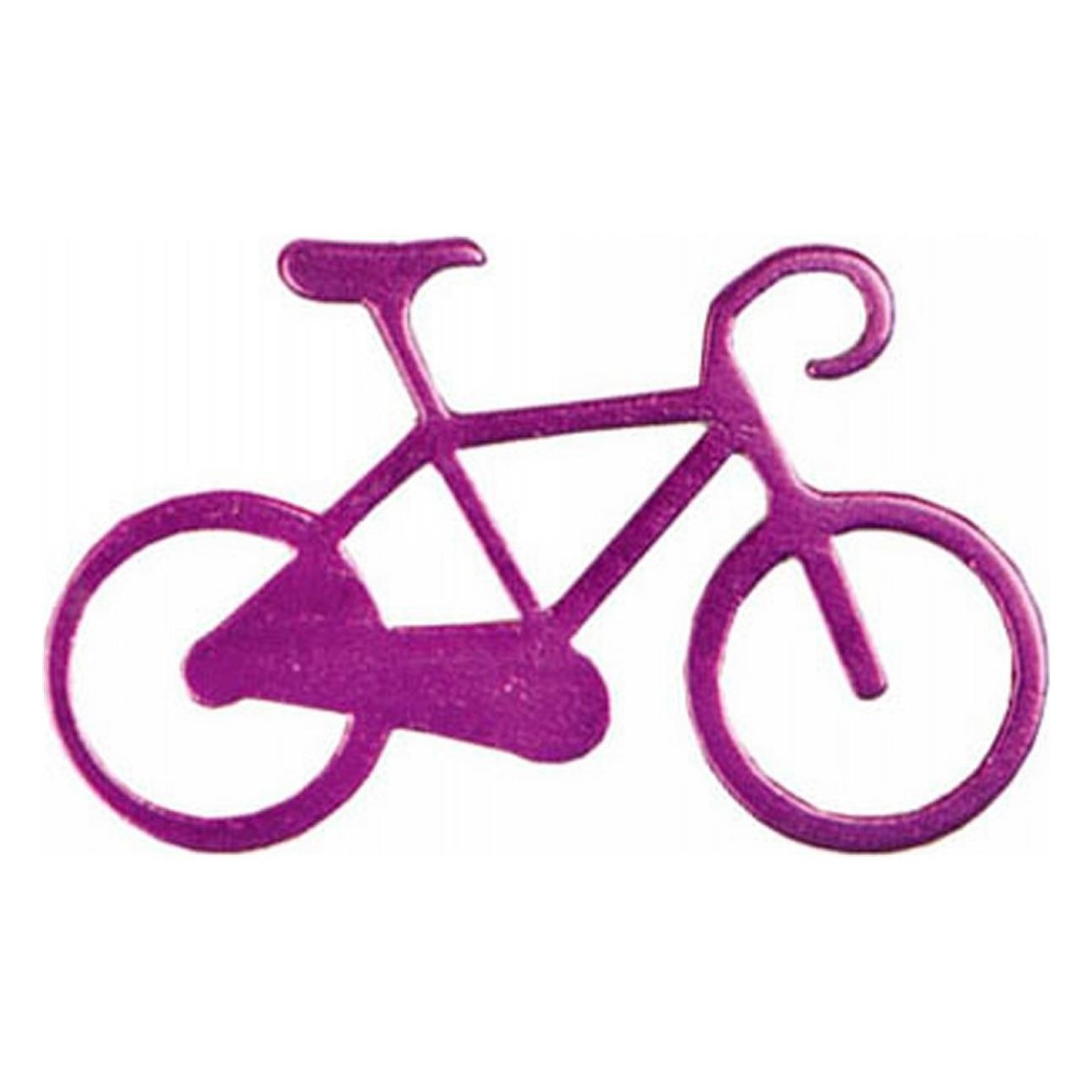 Set de 12 Llavero de Aluminio con Motivo de Bicicleta, Colores Variados - 3