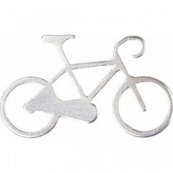 Set of 12 Aluminum Keychains with Bicycle Design, Assorted Colors - 4