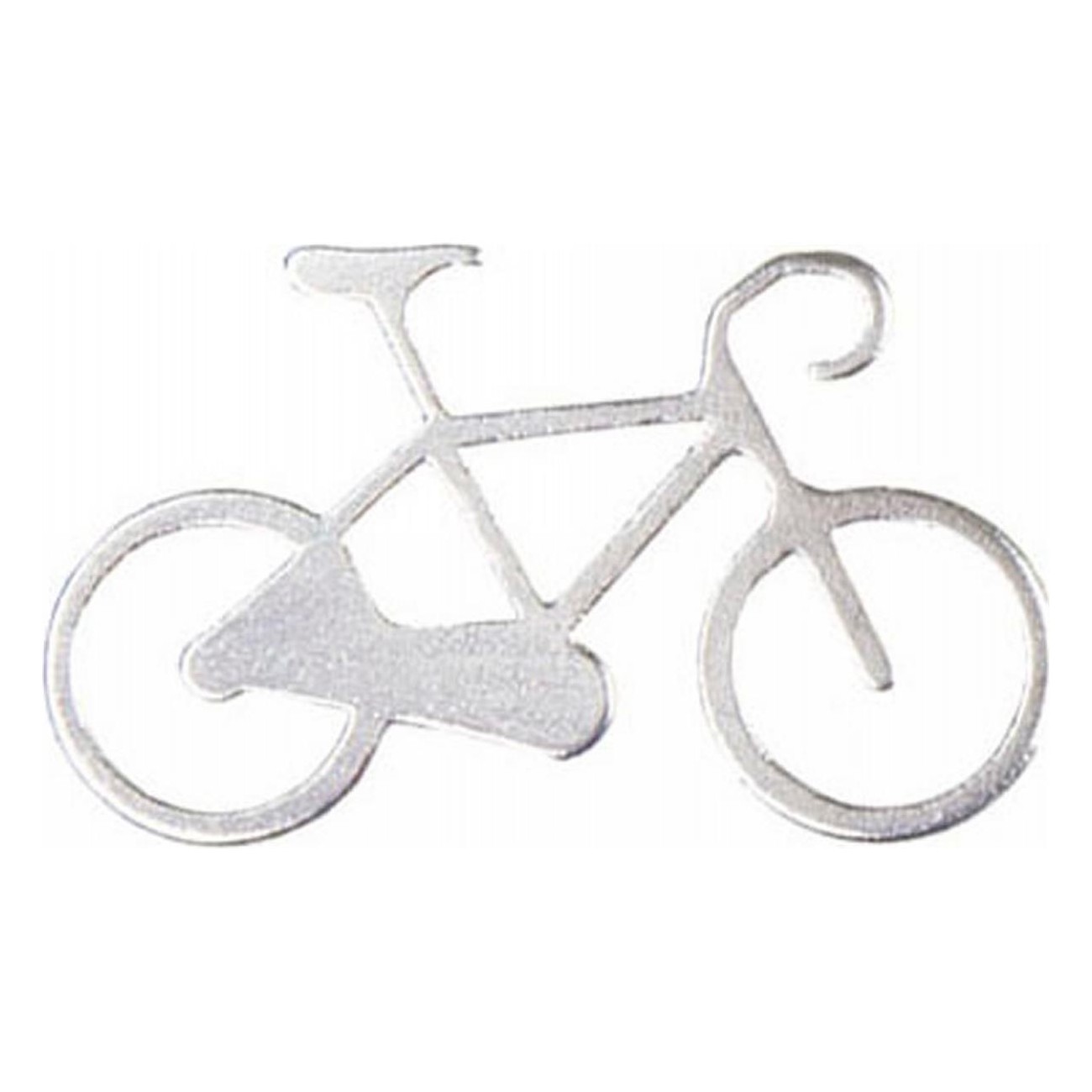 Set of 12 Aluminum Keychains with Bicycle Design, Assorted Colors - 4