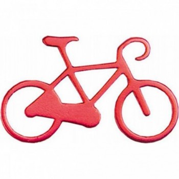 Set of 12 Aluminum Keychains with Bicycle Design, Assorted Colors - 5