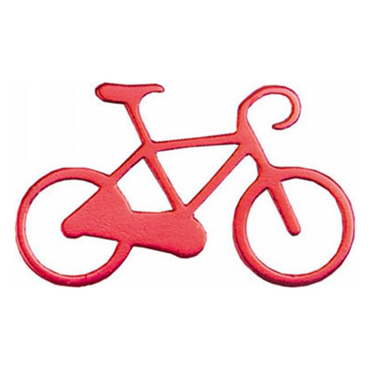 Set of 12 Aluminum Keychains with Bicycle Design, Assorted Colors - 5