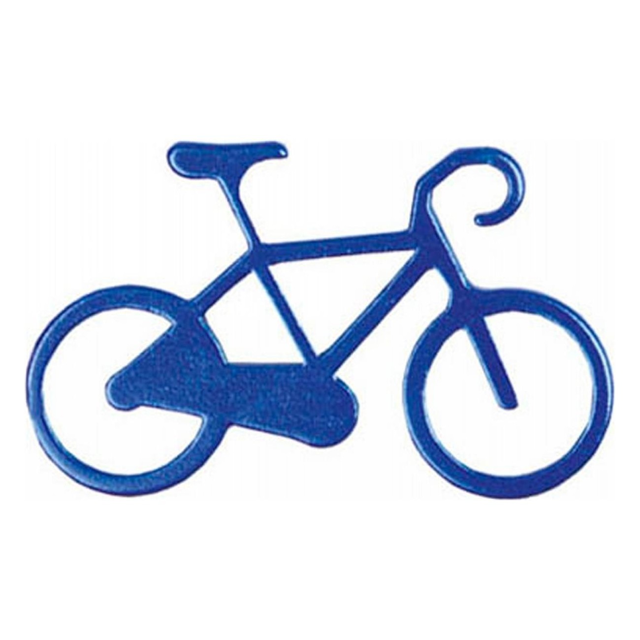 Set de 12 Llavero de Aluminio con Motivo de Bicicleta, Colores Variados - 6