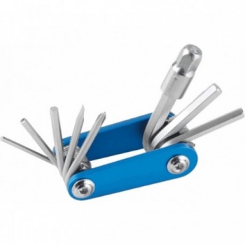 Foldable Multi-Tool Key with 9 Hex and Screwdriver Inserts - Essential Tool - 1