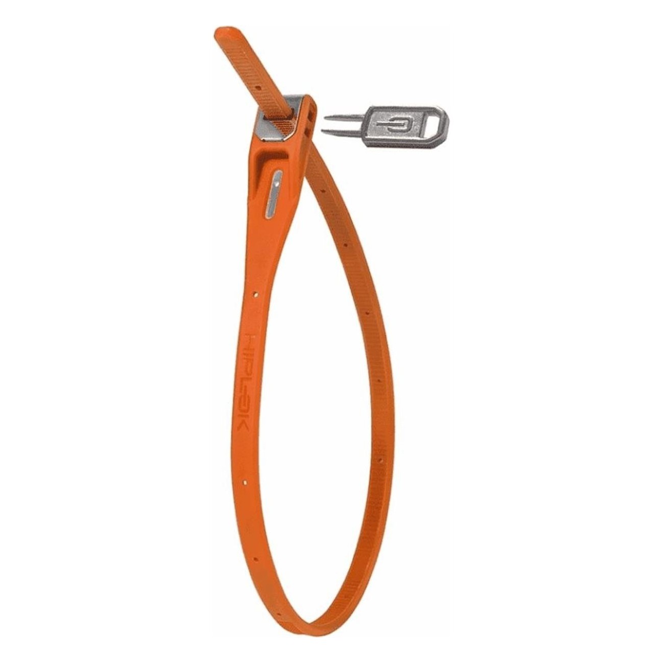 Candado Hiplok Z Lock de Acero 400mm - Cable Naranja para Seguridad Bici - 1