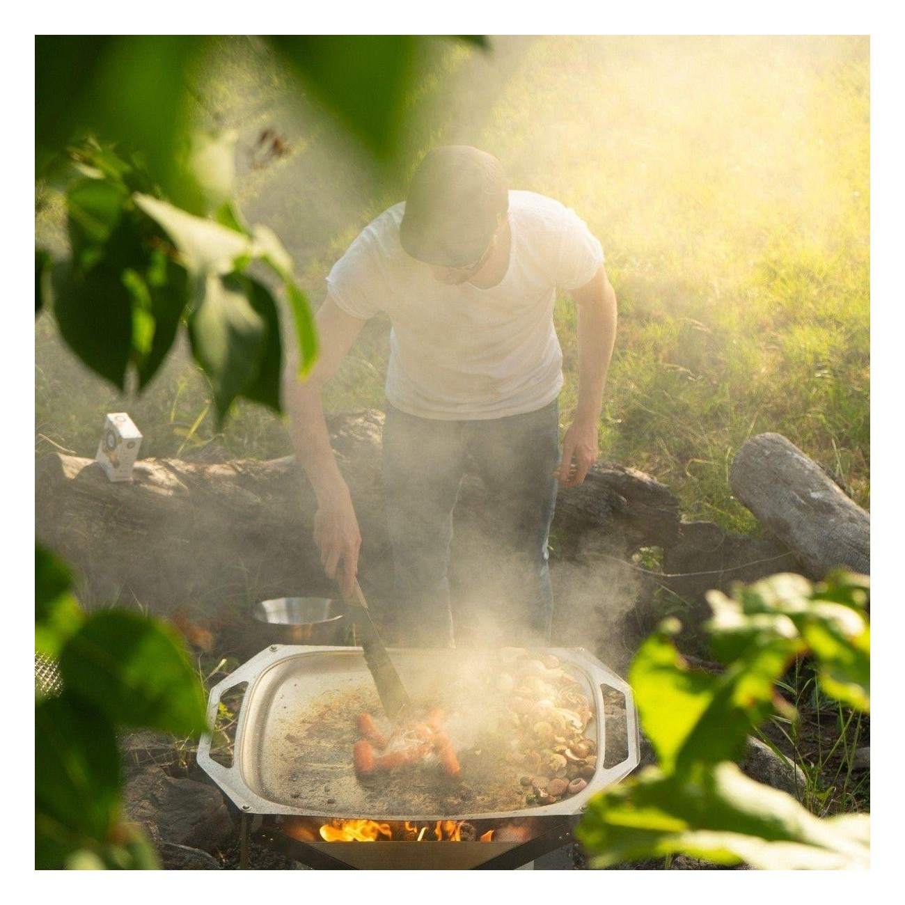 Sartén OpenFire Grande para Cocina al Aire Libre - Versátil y Resistente - 6