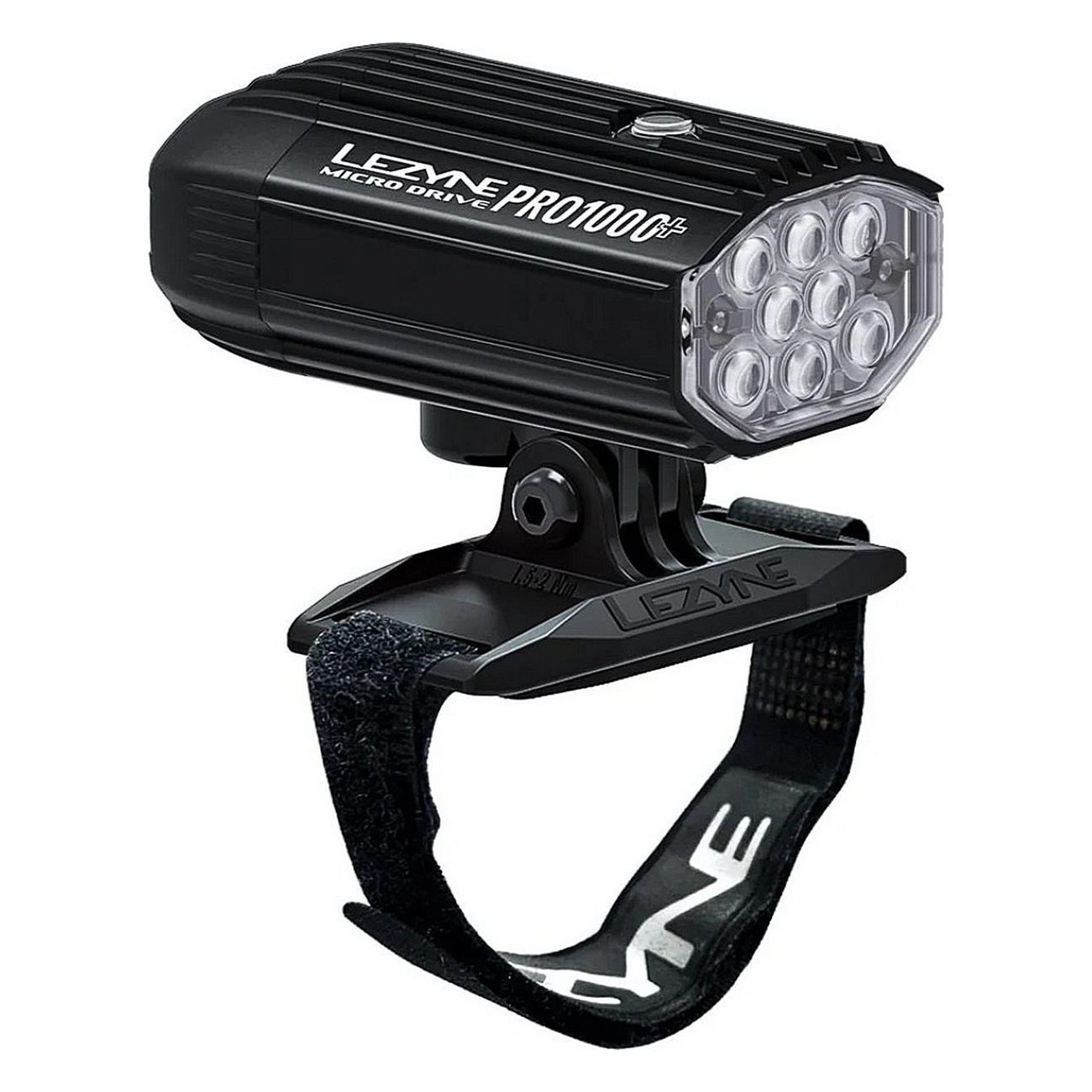 Lampada per Casco Lezyne Micro Drive Pro 1000+ Nero, Luce Bianca, 1000 Lumen, Autonomia 60 Ore, Impermeabile IPX7 - 1 - Luci - 4