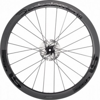 Roues Arrière Deda SL45DB 28x45mm en Carbone Tubeless Ready pour Freins à Disque, Compatible Shimano 10/11V - 1