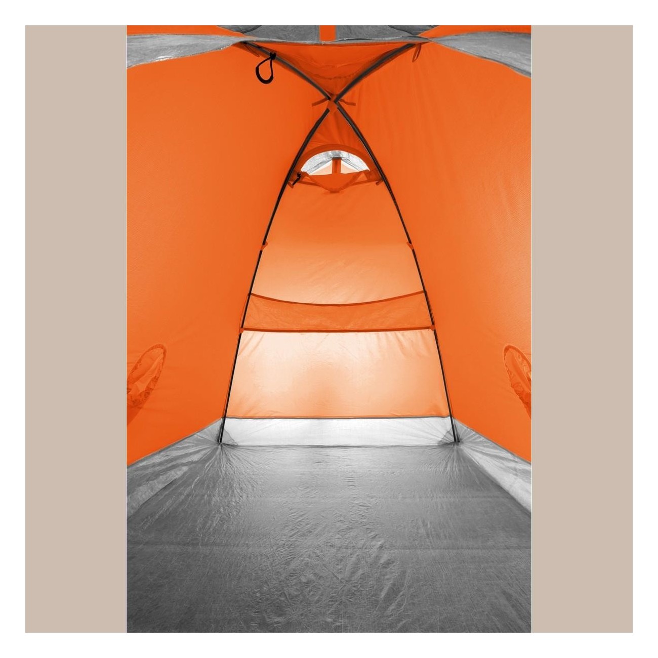 Tente Extreme 2 places orange Dome imperméable pour expéditions - 4