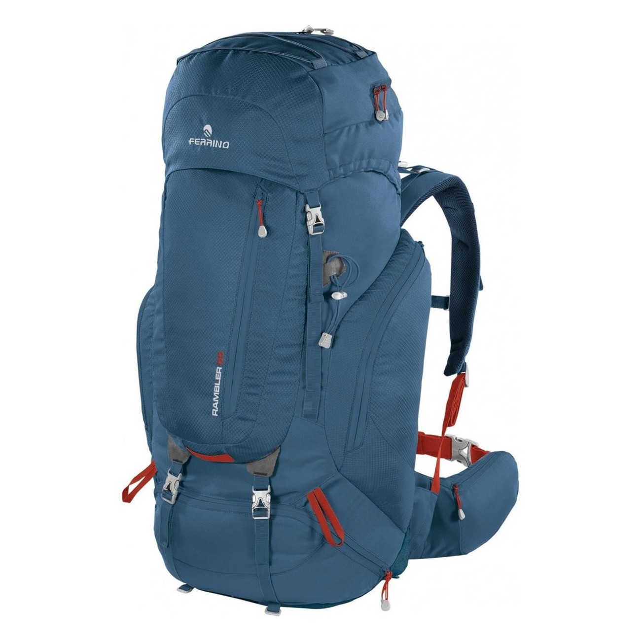 Mochila Rambler 55L Azul para Senderismo y Excursiones - 1