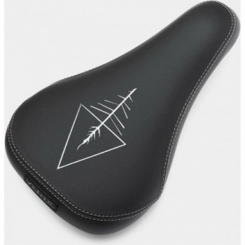 Selle BMX Roots Stealth Pivotal Verte: Confort et Style avec Logo Iconique - 1