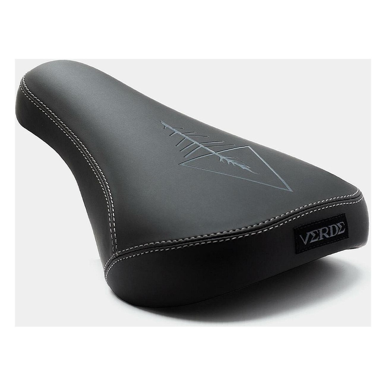 BMX Roots Stealth Pivotal Saddle Green: Comfort and Style with Iconic Logo - 2