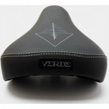 BMX Roots Stealth Pivotal Saddle Green: Comfort and Style with Iconic Logo - 3