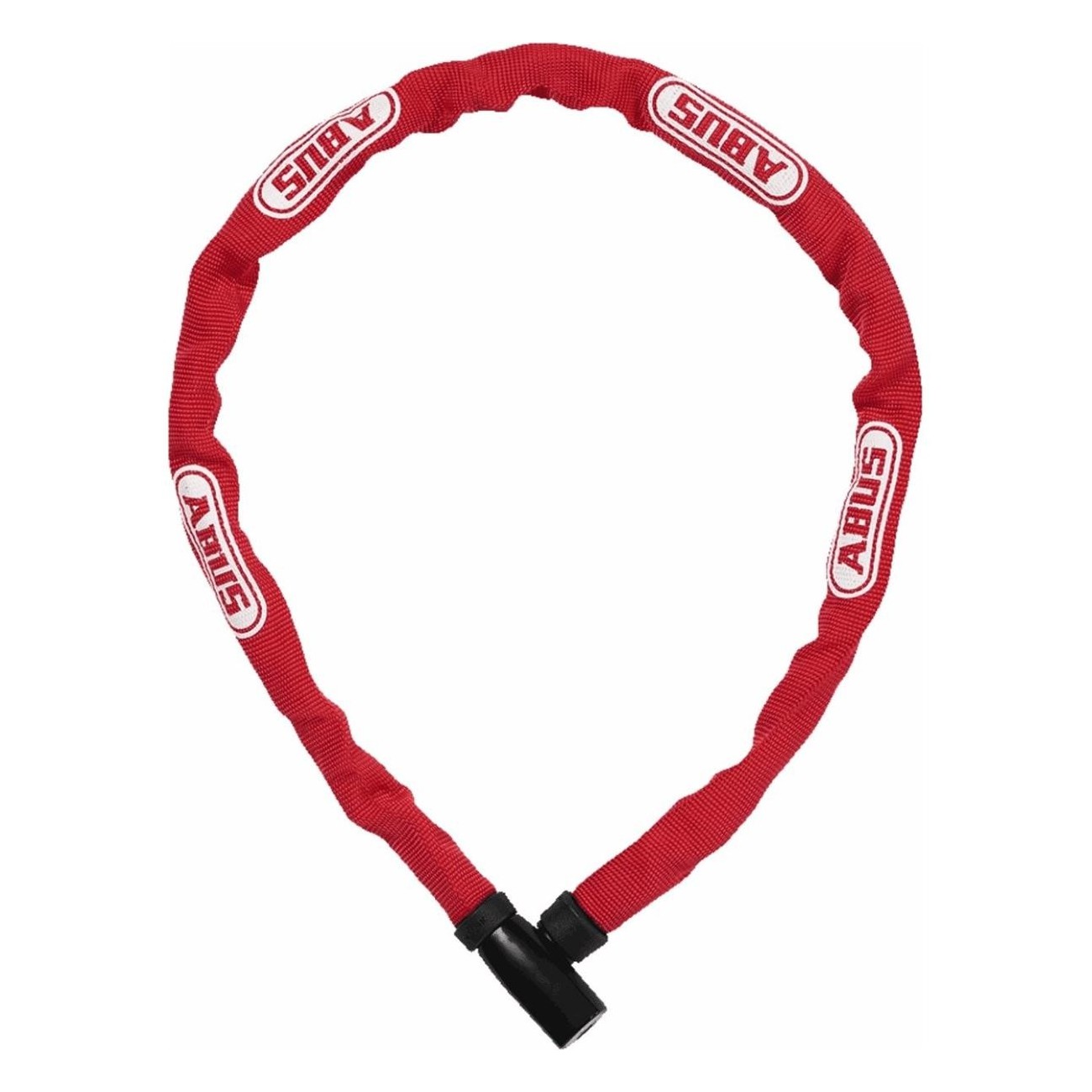 Cadena Candado 4804k de Acero Cementado Rojo 4x750 mm - Seguridad para Bicicletas - 1