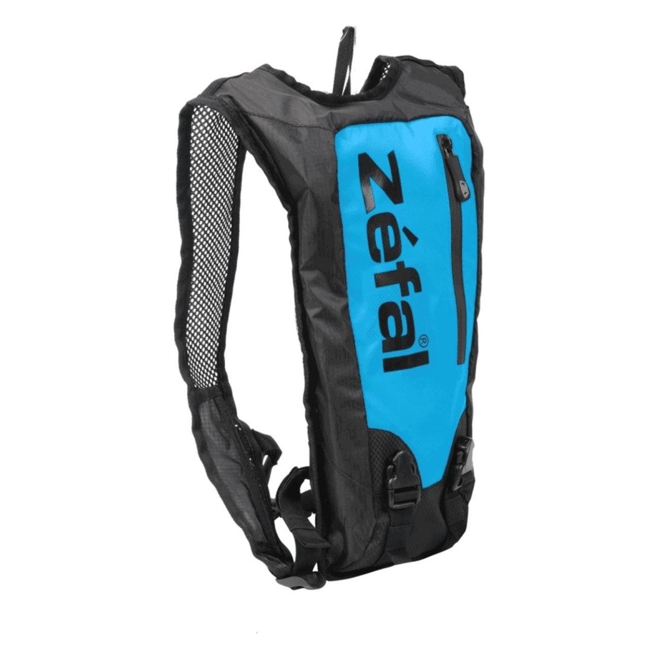 Mochila Hidratante Ligera y Resistente Z Hydro Race 1.5L TPU Negro/Azul - 1