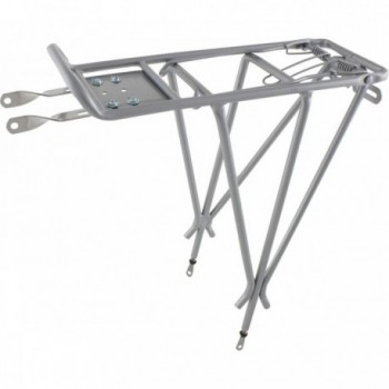 Portapacchi Regolabile O-Stand Adjust III in Alluminio per Bici 26/28/29 Pollici, Argento, Capacità 25kg - 1 - Porta pacchi-cest