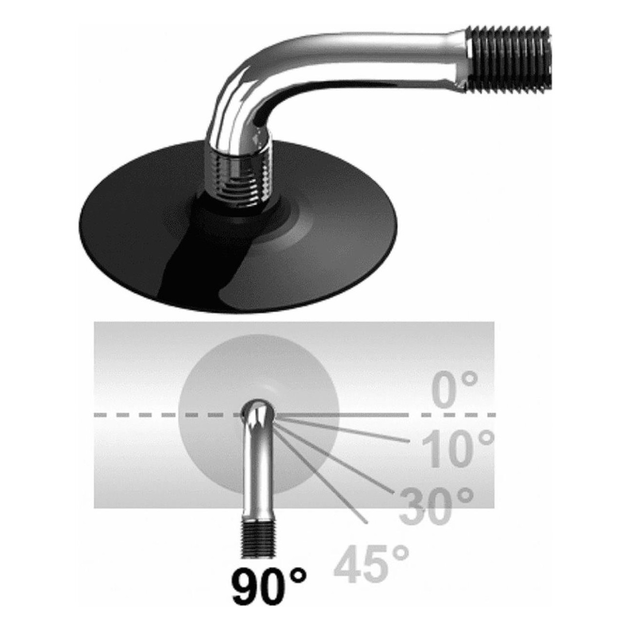 Chambre à air 250-8 AV 90/90 avec valve auto standard - 1