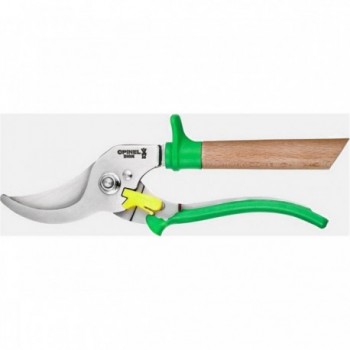 Opinel Prato Green Pruning Shears with Stainless Steel Blade and Beech Handle - 1