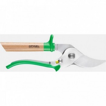 Opinel Prato Green Pruning Shears with Stainless Steel Blade and Beech Handle - 2