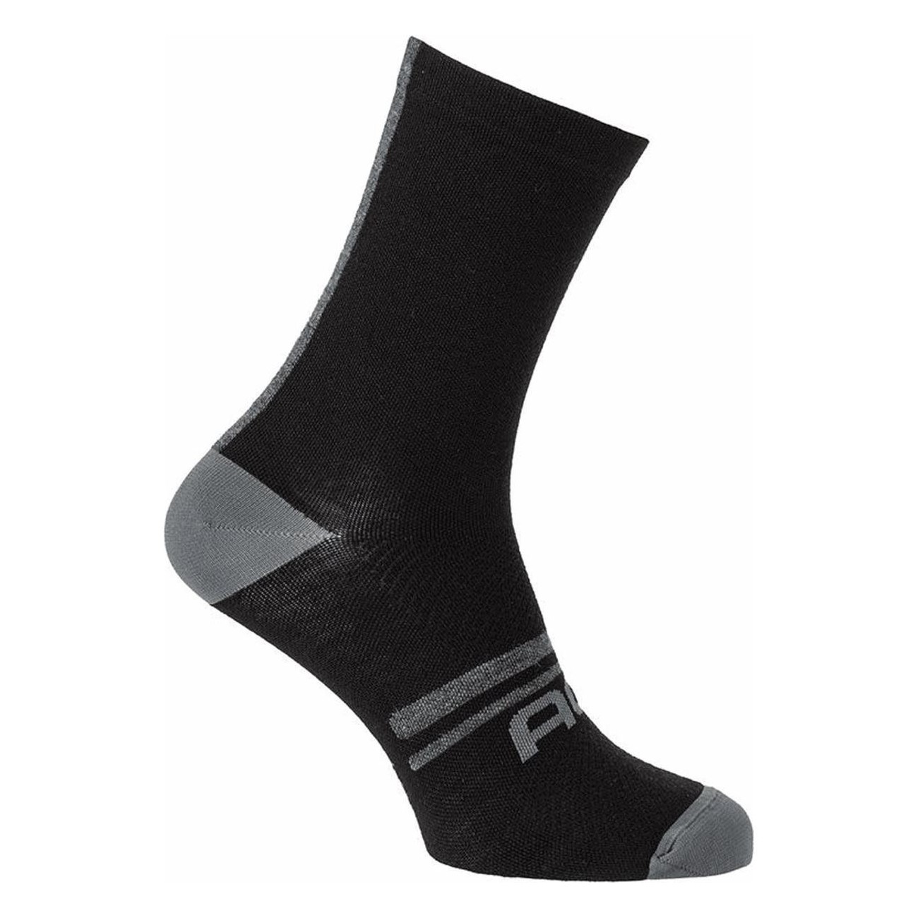 Calcetines Thermo Merino Negros S-M 19cm Sobre Tobillo de Lana Merino - 1