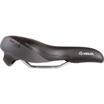 Selle VELO Plush Tour E-Grip Homme 287x190 mm Noire avec Poignée - 3